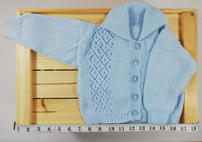Pale Blue Cardigan 6-9 months