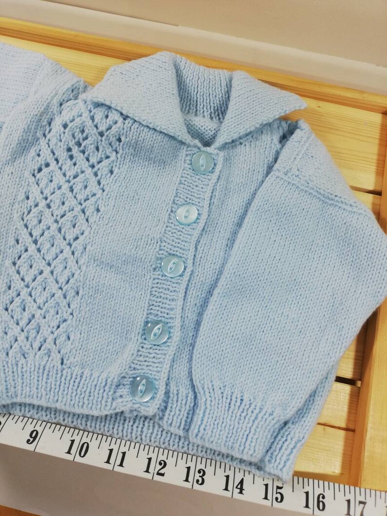 Pale Blue Cardigan 6-9 months