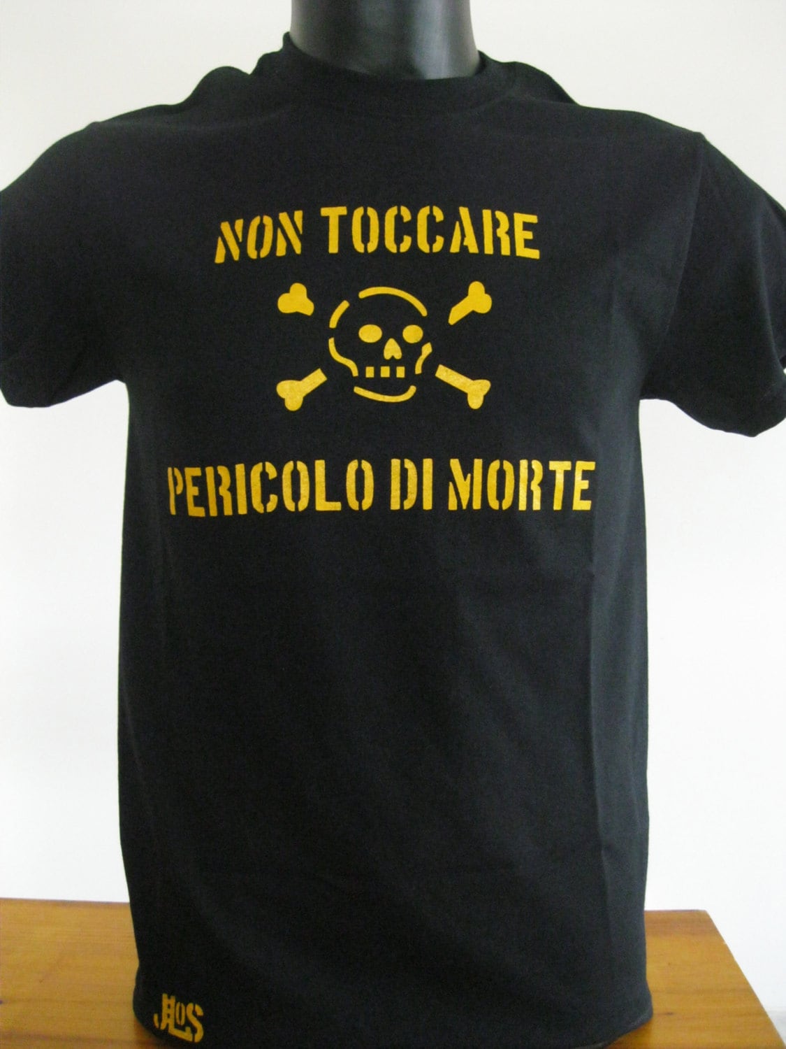 Maglietta a maniche corte gotica, con teschio, a maniche corte, casual, Halloween1, S