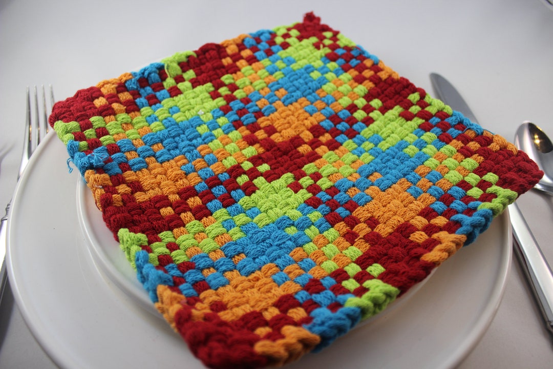 2 Large 8x8 Pot Holders With a Purpose of Going to College, Potholder