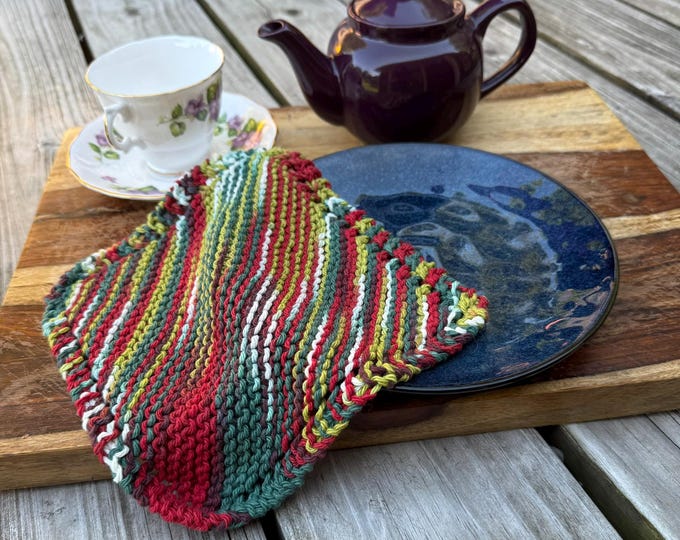 Set of Four (4):  100% Cotton Washcloth, Hostess Gift, Teacher Gift, Under  20 Dollars