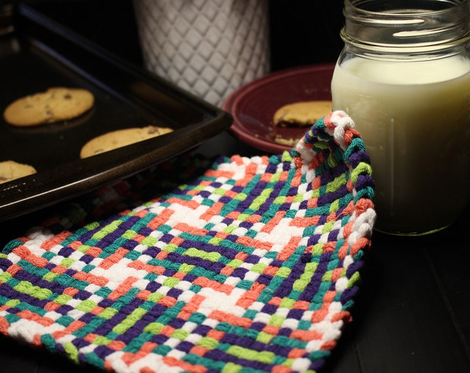 8" Pot Holder, potholder, gift, for handling hot dishes and pans