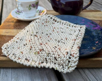 SET OF 4: Dishcloth, 100% Cotton Washcloth, Hostess Gift, Teacher Gift, Under 20 Dollars