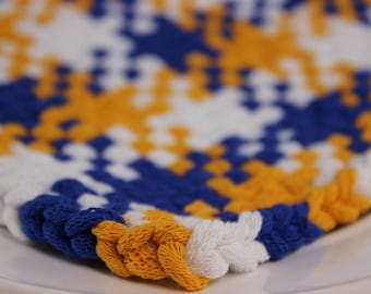 8" Pot Holder with a Purpose of going to College, potholder, for handling hot dishes and pans