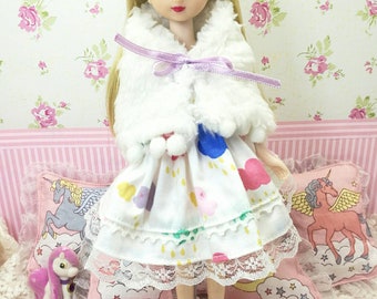 Doll dress for Blythe/ Neemo S/ Takara/ pullip/ Azone and licca