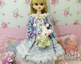 Doll dress for Blythe/ Neemo S/ Takara/ pullip/ Azone and licca