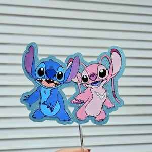 Stitch Cake Topper | Cake Topper | Stitch Party Decor | Stitch Topper | Birthday Party |Custom Party Decor | cake topper Stitch