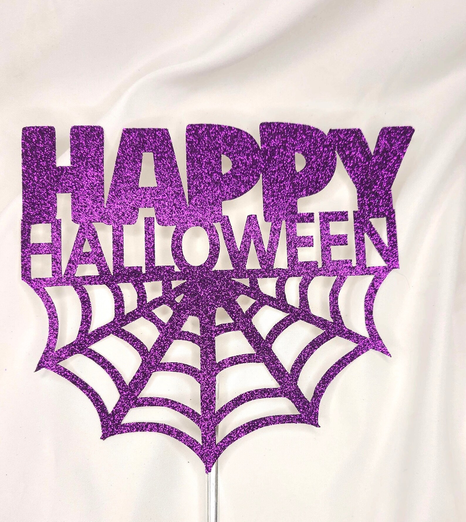 Happy Halloween Party Cake Topper Custom Happy Halloween Etsy