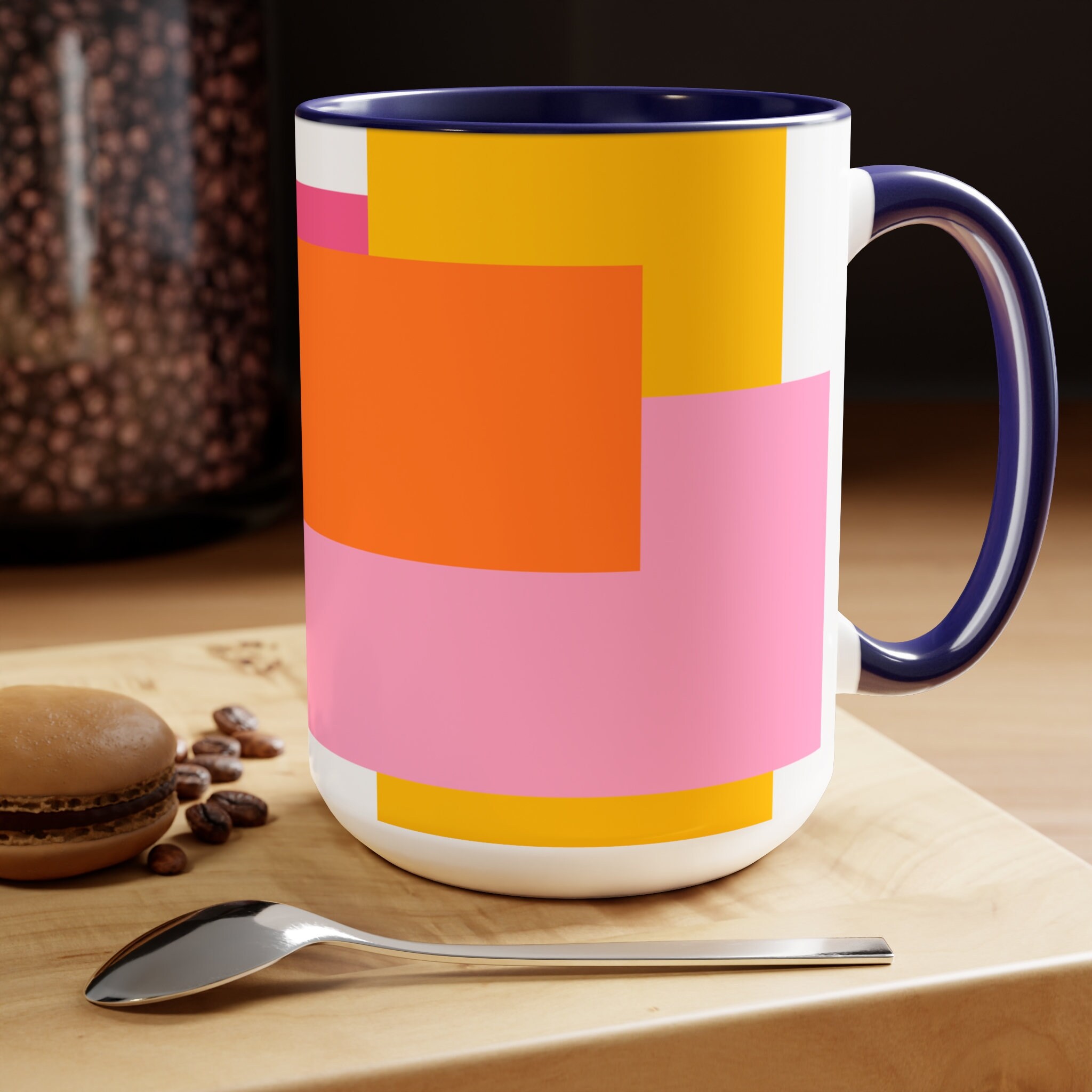 Mod Mug sunset Personalized Mug Retro Mug Birthday Etsy
