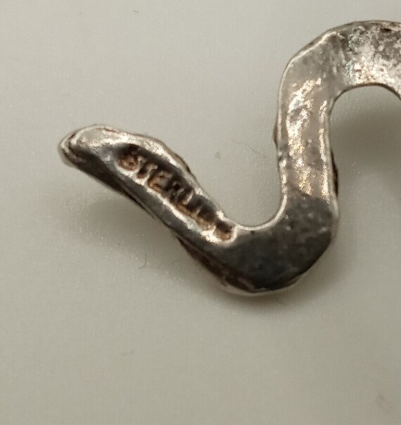 Sterling Silver Slithering Serpent Ring, Snake Ri… - image 5