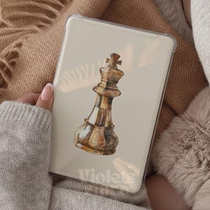 Neutrale Kindle-inzet – aquarelschaakstuk (digitale download)