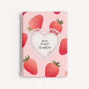 Strawberry Printable E-Reader Insert – One More Chapter Quote (Digital Download)
