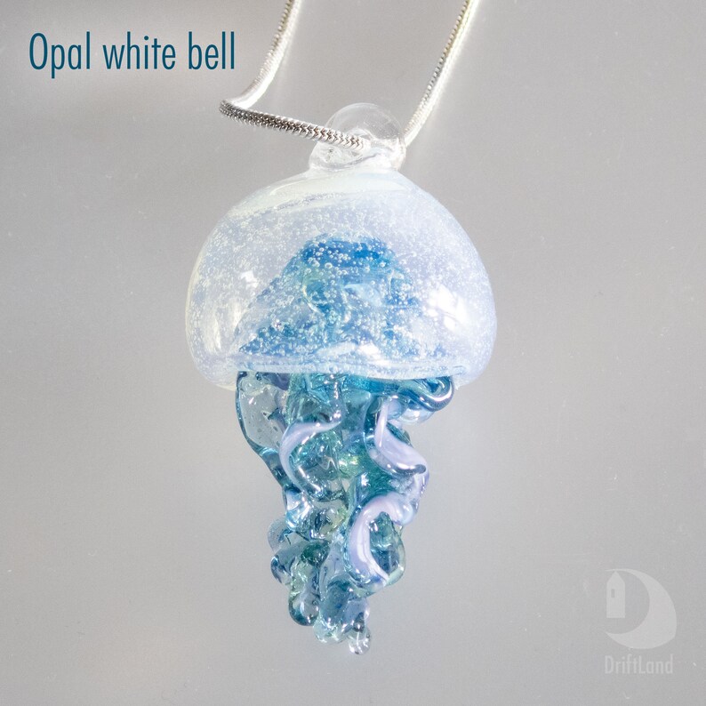 Glass jellyfish pendant Clearance