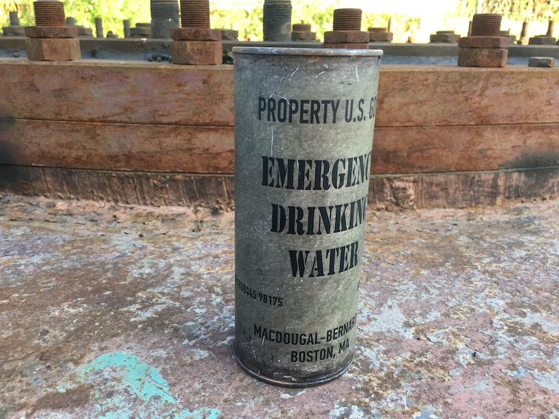 Fallout 4 inspired prop purified water empty can Etsy