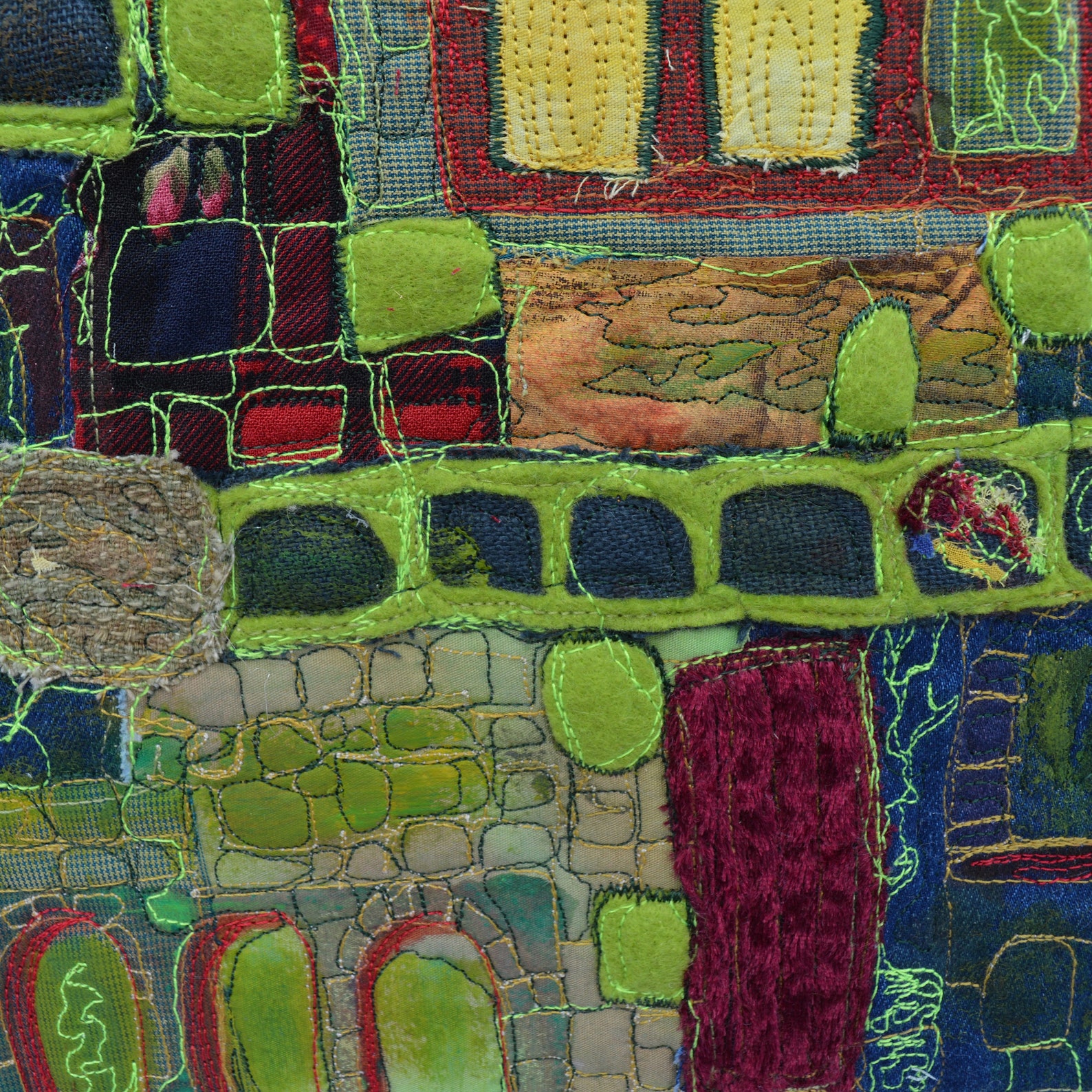 Embroidery Art Wall Picture Wall Art for Living Room Etsy