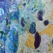 Embroidered Recycled Fabric Wall Art, Colorful Upcycled Textile (24x18 ... - Recycled Fabric Wall Art