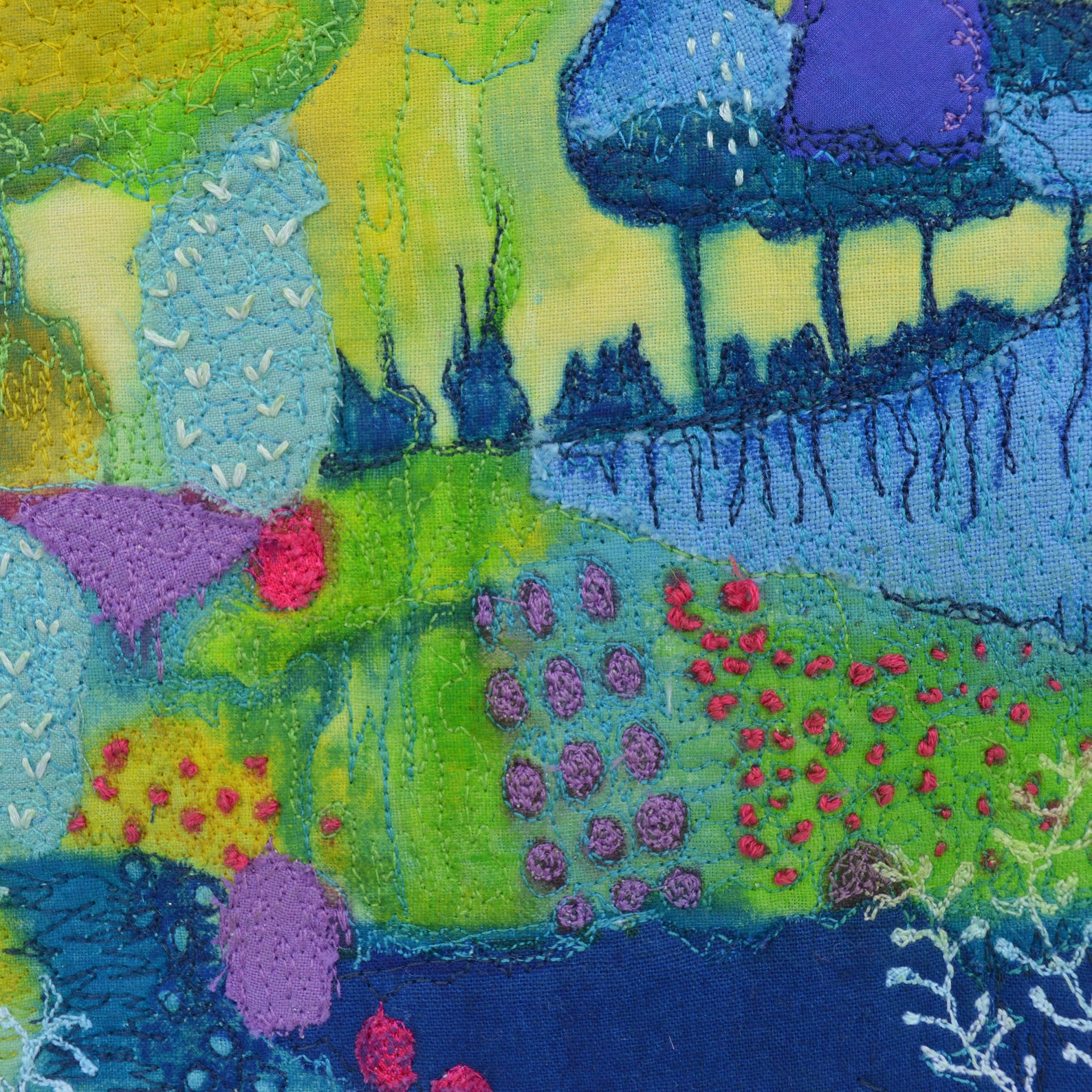 Embroidery Art Wall Picture Wall Art For Living Room | Etsy