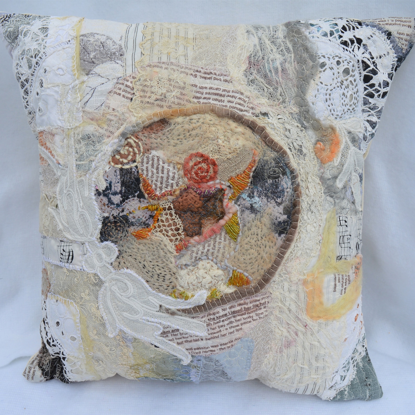 Embroidered Cushion Cover Cushion Covers 40cm X 40cm Etsy UK