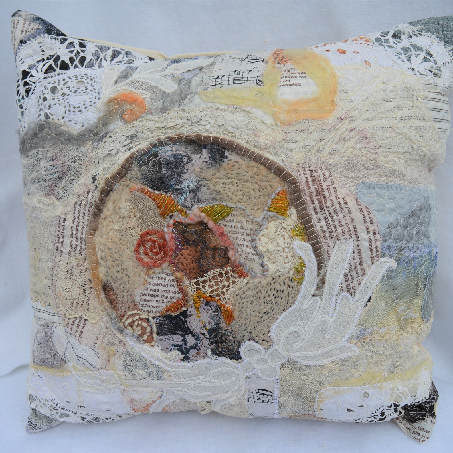 Embroidered Cushion Cover Cushion Covers 40cm X 40cm Etsy UK