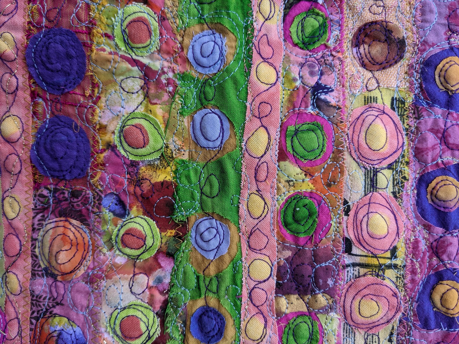 Upcycled Fabric Embroidered Fabric Upcycle Fabric in the UK Etsy