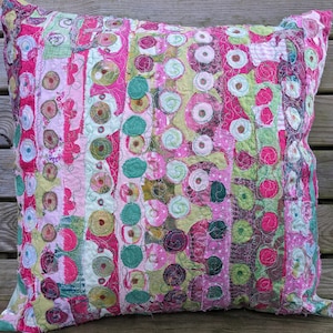 Funda de cojín bordada, fundas de cojín: 40 cm x 40 cm (16 pulgadas x 16 pulgadas), funda de almohada,