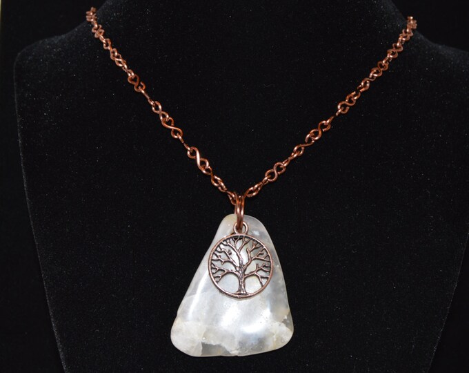 Mt Rainier Quartz Gemstone Harmony Pendant Etsy