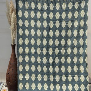Vintage Hand block print floral throw couch Handmade throw Blanket soft cotton king size blanket home decor Hand loomed Sofa Decor