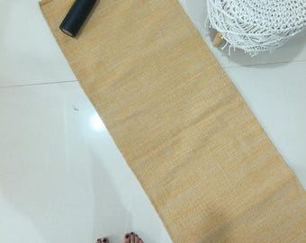 Handwoven Organic Cotton Yoga Mat: Anti-Slip, Eco-Friendly (2x6 ft)