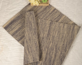 Handwoven Organic Cotton Yoga Mat: Non-Slip, Eco-Friendly (2x6 FT)