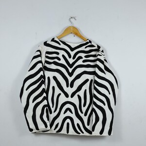 Hand Embroidered Suzani Jacket: Pink Floral Cotton Short Coat Black White jacket