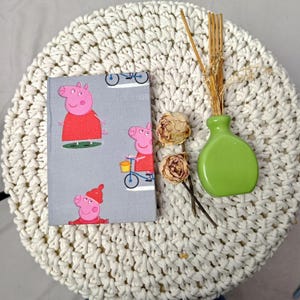 Diario in carta riciclata fatto a mano in cotone, fatto a mano con amore per la scrittura, il disegno e il diario in cotone fatto a mano con arte