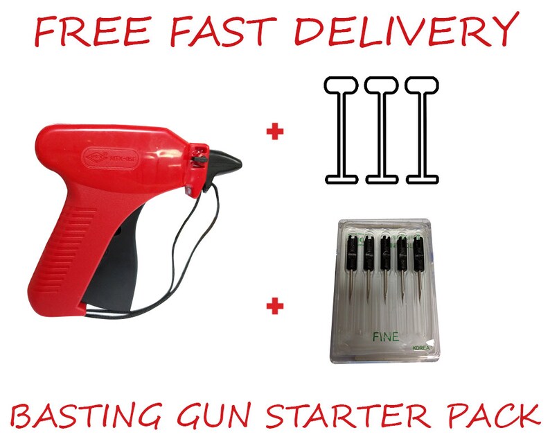 Patchwork Quilt Basting Gun 5000 Tag Pins 5 Needles Etsy UK