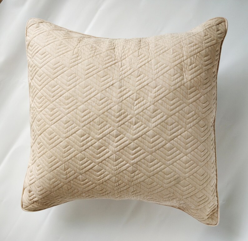 Quilted Pillow Covers Set of 2 Cushion Cover Throw Pillow Etsy