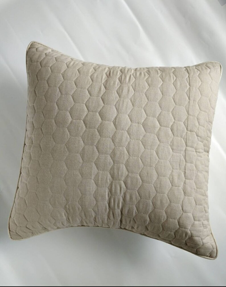 Quilted Pillow Covers Set of 2 Cushion Cover Throw Pillow Etsy