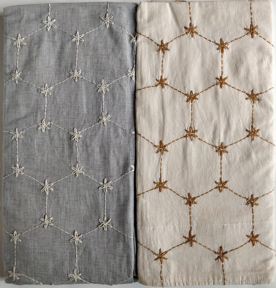 Made To Order Curtain Panels Embroidered Curtains Drapes Etsy