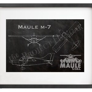 Maule M-7 Blueprint Digital File 11&quot;x14&quot;