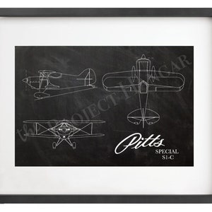 Pitts Special S1-C Blueprint Digital File 11&quot;x14&quot;
