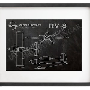 Van&#39;s RV-8 Blueprint Digital File 8&quot;x10&quot;