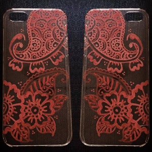 Henna Mehndi Paisley phone case cover image 3