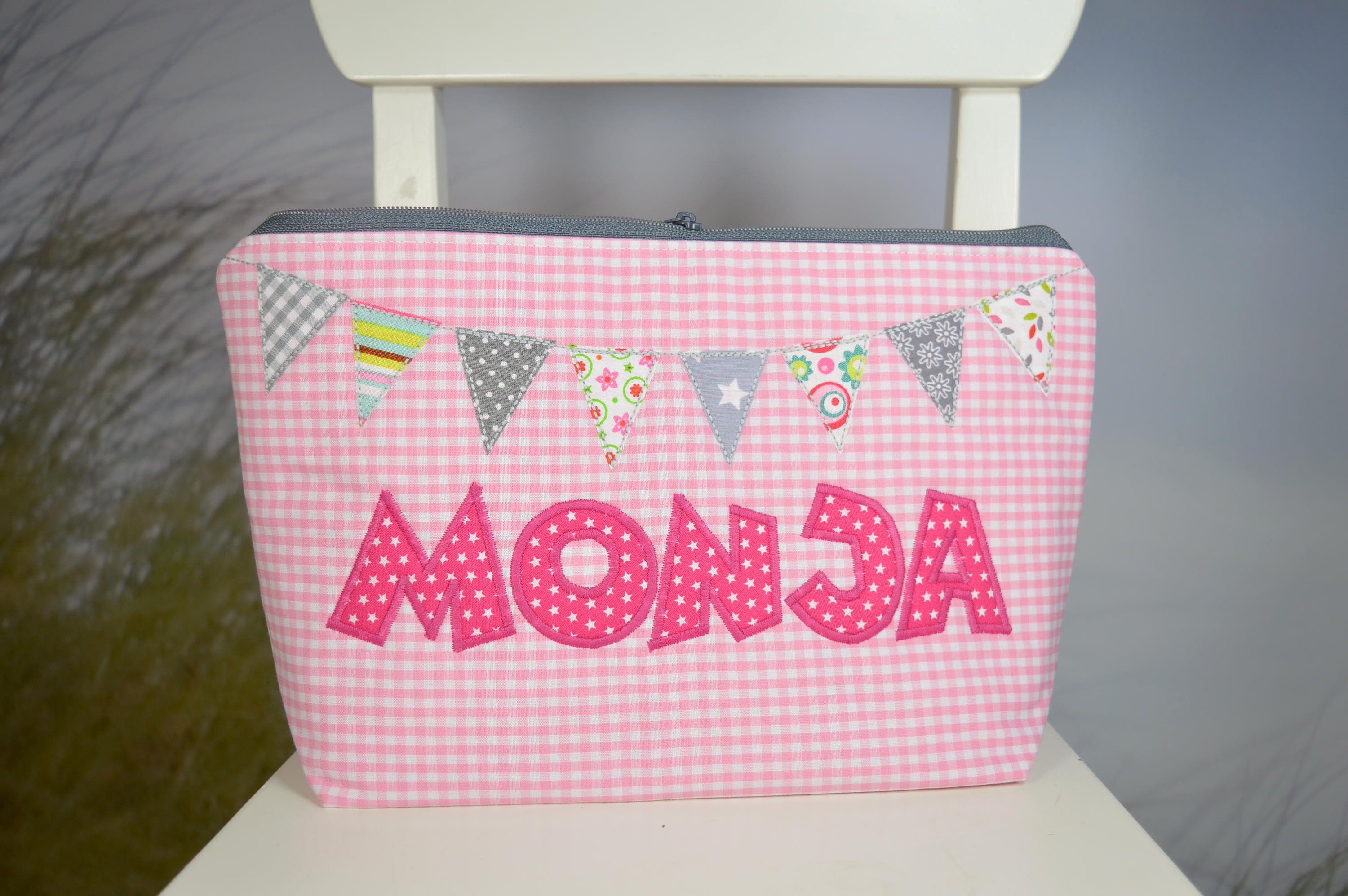 Kulturbeutel mit Namen Kulturtasche für Kinder