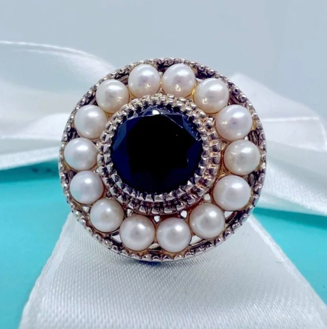 Tiffany onyx ring discount