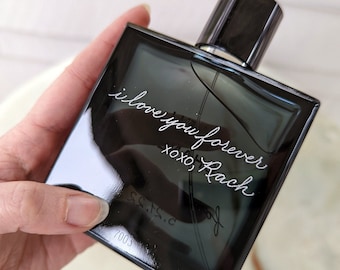 Engraved Cologne Bottle Engraving Services | Groom, Best Man Gift, Father&#39;s Day, Groomsmen Proposal, Wedding Keepsake, Personalized Perfume