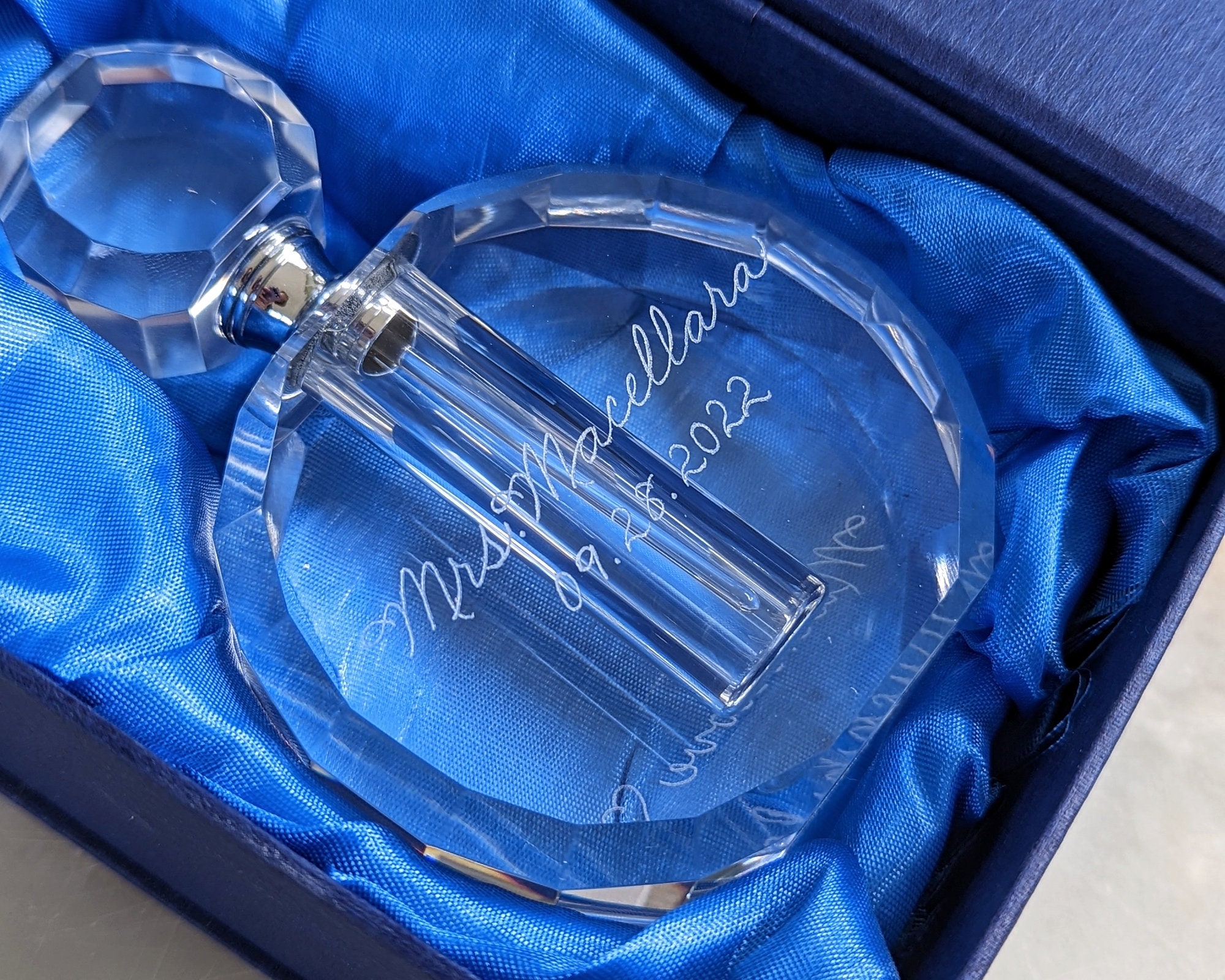 Engraved Perfume Bottle Fragrance Engraving Bridesmaid Etsy