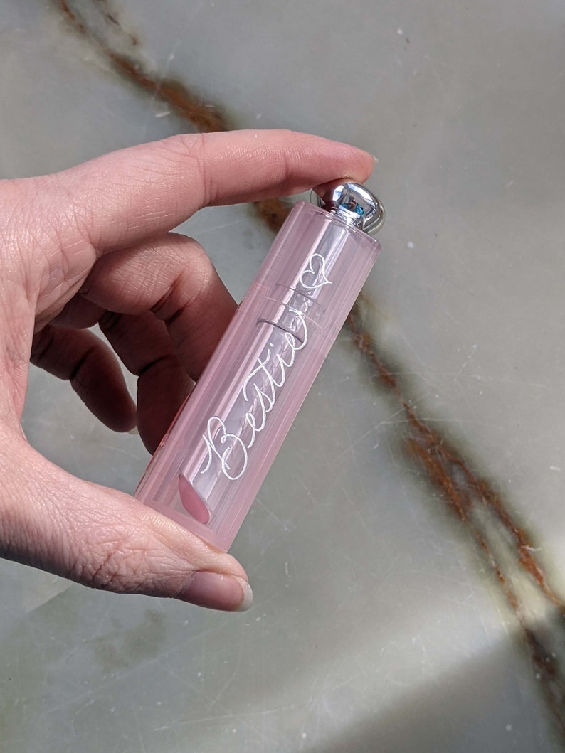 Engraved Lipstick Lip Gloss Engraving Personalized Etsy