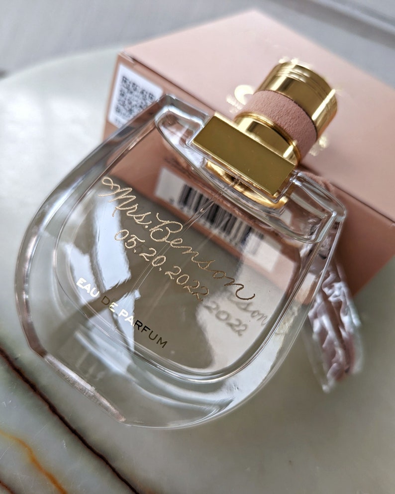 Engraved Perfume Bottle Fragrance Engraving Bridesmaid Etsy