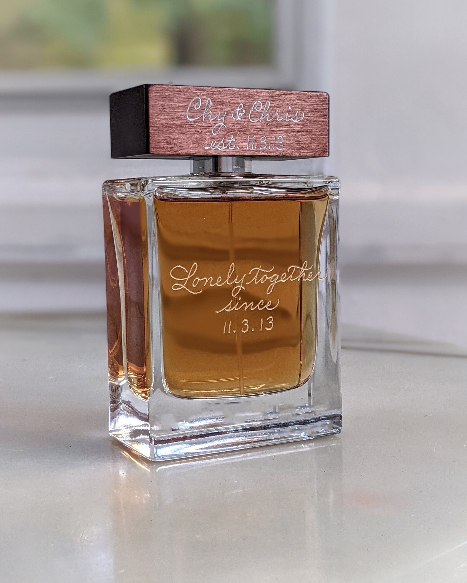 Engraved Perfume Bottle Fragrance Engraving Bridesmaid Etsy