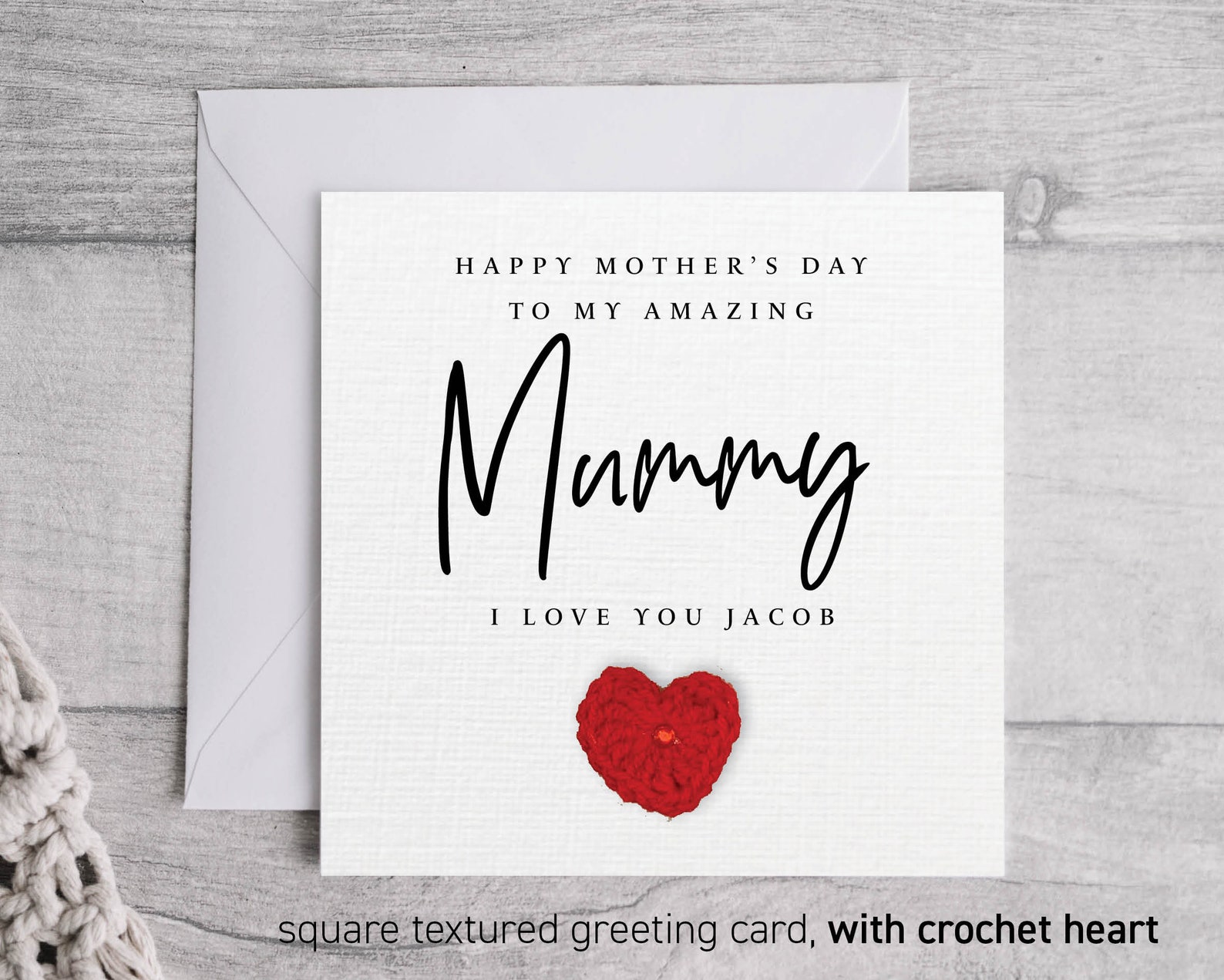 Mummy Mothers Day Card, Personalised Card for Mum Mam Mommy, Luxury ...