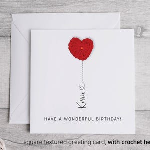 Biglietto di compleanno personalizzato, biglietto a forma di cuore per lei, biglietto regalo di compleanno per lui, biglietto per 30, 50, 1944, 80, 1954, 70, 59, 1939, amore 405