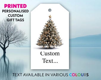 Kerst gepersonaliseerde tag, bedanktag, aangepaste cadeautag, bruiloft tag, verjaardagstag, babyshower tag, tags voor elke gelegenheid, gunst 401