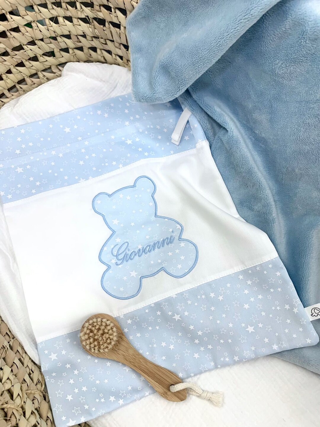 Lovabear Pack De 6 Bolsitas Para Canastilla De Bebé - Bolsas Herméticas Para Hospital Con Cierre GripLock, Transparentes, Para Primer Cambio De Ropa (Hechas En Italia)